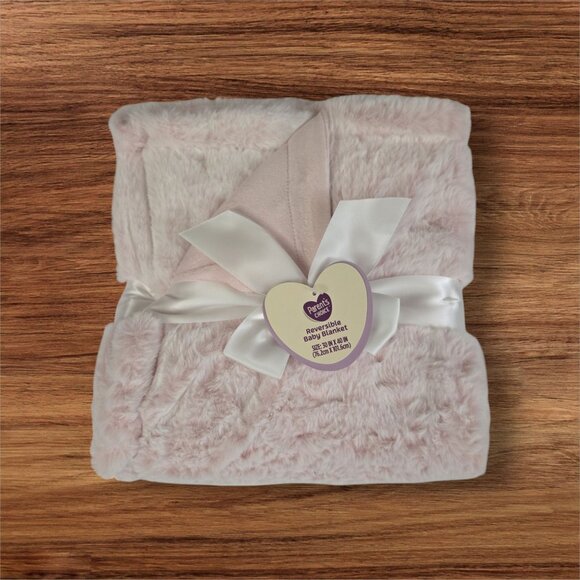 Pink Reversible Baby Blanket – 30"x40" – NWT Parents' Choice – Gift Ready - Picture 1 of 3